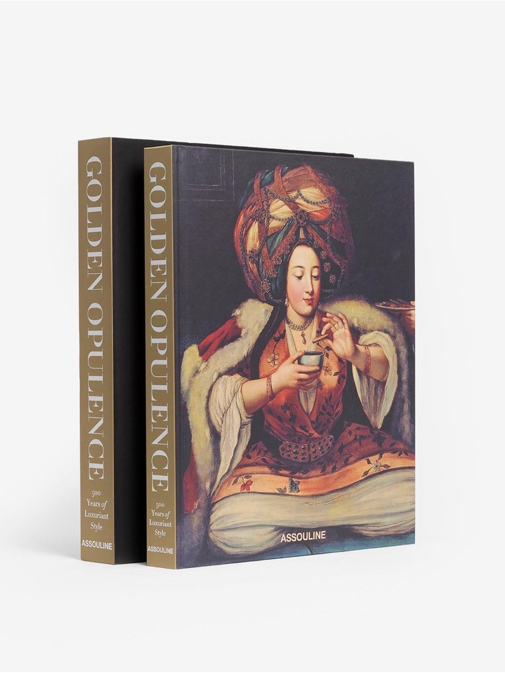 Assouline Golden Opulence Decorative Book in Gold - Picture 3 of 9